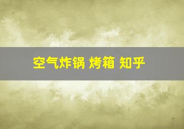 空气炸锅 烤箱 知乎